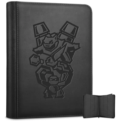 Image of Morinbo Card Binder for Pokemon Cards, 9 Pocket 540 Cards Trading Games Collection Holder Book Folder with Side Loading Sleeves