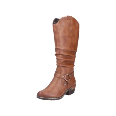 Image of Rieker Women&#039;s 93670 High Shaft Boots, Brown, 9 UK