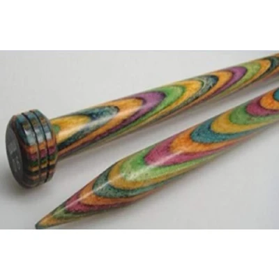 Image of KnitPro KP20206 25 cm x 5.5 mm Symfonie Single Pointed Needles, Multi Color
