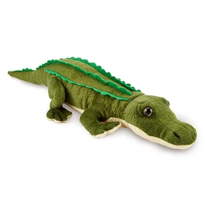 Image of Zappi Co Children&#039;s Realistic Lifelike Large Plush Toy Soft &amp; Cuddly Stuffed Animal for Boys and Kids (53cm Length) (Crocodile)