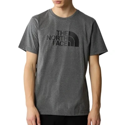 Image of The North Face EASY TEE Print Tshirt, Men&#039;s, Size: XS, Medium grey heather