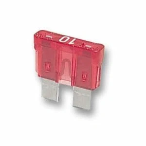 Image of PCA CAR BLADE FUSE 10A 10 AMP RED AUTO FUSES caravan