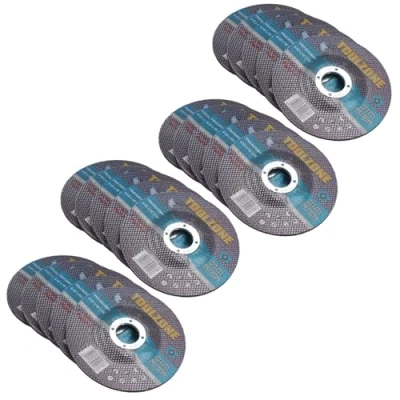 Image of Metal Cutting Grinding 115mm / 4 1/2in. Angle Grinder Discs for Steel 20 Pack