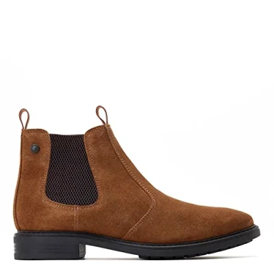 Image of Base London Nelson LEATHER Mens Brown Size UK 8