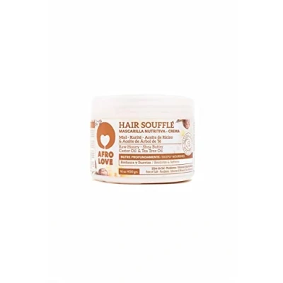 Image of Afro Love Hair Souffle 450grams Deep Conditioner with Raw Honey, Shea Butter, Castor Oil and Tea Tree