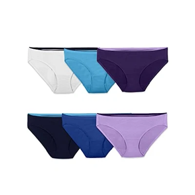Image of Fruit of the Loom Women&#039;s Breathable Underwear Multipack (Assorted) Style, Micromesh Bikini (6 Pack), Medium