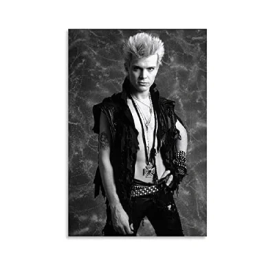 Image of MMMU Singer Billy Idol Young poster Decorative Painting Canvas Wall Art Picture Print Living Room Bedroom Aesthetic posters 16x24inch(40x60cm)