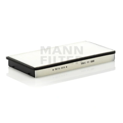Image of 99657121901, 99657121902, 99657121903, 99657221901, 99657221902 Pollen Filter MANN CU 3360 Particulate 327mm 165, 169mm 34, 35mm