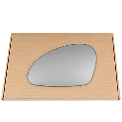 Image of Less4spares Wing Mirror Glass Left Compatible with Seat Ibiza 2002 2008 STICK ON Passenger Near Side Convex