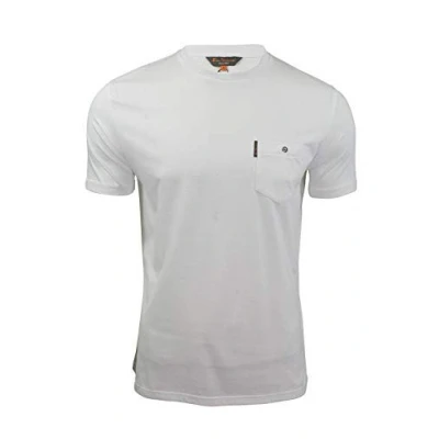 Image of Ben Sherman Mens Classic Soft Cotton Chest Pocket T Shirt 48504 White