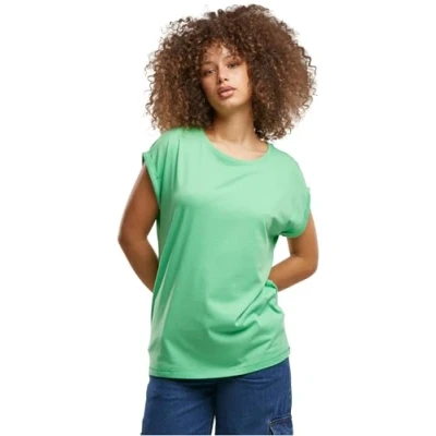 Image of Urban Classics Extended Shoulder Basic Tshirt, Women&#039;s, Size: 4XL, Ghostgreen