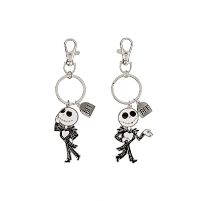 Image of Peers Hardy Disney The Nightmare Before Christmas Black, White and Silver BFF Keyring Set