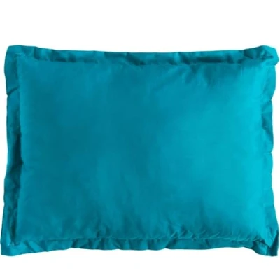Image of Trespass Unisex&#039;s SNOOZEFEST Lightweight Compact Packaway Camping Travel Pillow, Blue Bottle, 35 x 23cm