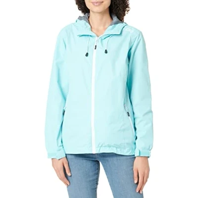 Image of CMP Woman Jacket Fix Hood, Waterfall, XXXL
