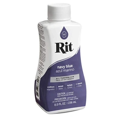 Image of Rit Liquid Fabric Dye Navy Blue 236ml