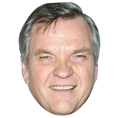 Image of FoxyPrinting MEATLOAF JB Music Star Fancy Dress Cardboard Celebrity Party Face Mask