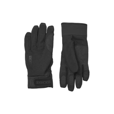 Image of SEALSKINZ Harling Unisex Waterproof All Weather Gloves For Cycling, Outdoor Work Touch Screen Compatiable Suede &amp; Merino Wool