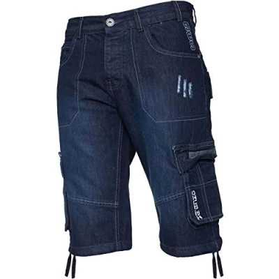 Image of Ze ENZO EZS404 DSW 42 Shorts Prime Dark Blue