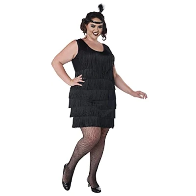 Image of Fashion Flapper 20s Plus Size Costume 1XL
