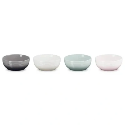 Image of Le Creuset Stoneware Set of 4 Coupe Collection Cereal Bowls