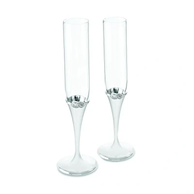 Image of Wedgwood Vera Wang Infinity ﻿Toasting Flute Pair