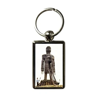 Image of Super Universe The Wicker Man Classic Horror Metal Keyring 3 x 4.5 cm