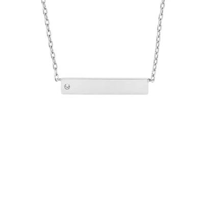 Image of Fossil Necklace for Women , 40 cm + 5 extension Silver Stainless Steel Necklace, JOF00434040