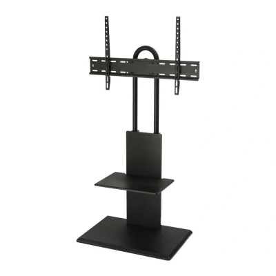 Image of Ttap Black TV Stand with Bracket for up to 65 inch TVs