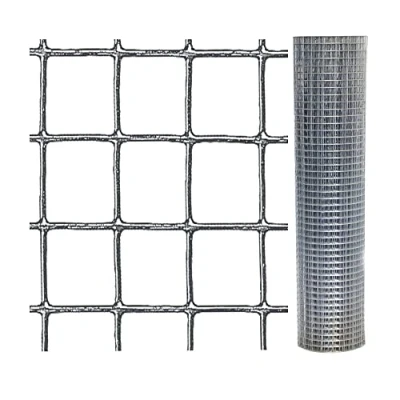 Image of 0.61M X 15M Galvanised Wire Mesh, Welded Steel Mesh Panels, Hot Dip Netting Fence for Chicken Coops, Rabbit Runs, Garden Fencing 2.5x2.5cm