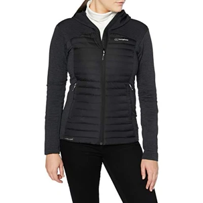 Image of Berghaus Women&#039;s Nula Hybrid Synthetic Insulated Jacket, Durable Design, Water Resistant, Black, 8