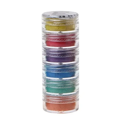 Image of Christol Pearl Powder 1 Set Handmade Cosmetic Grade Pearlescent Natural Mica Mineral Epoxy Resin Dye Pigment for DIY Candle Soap