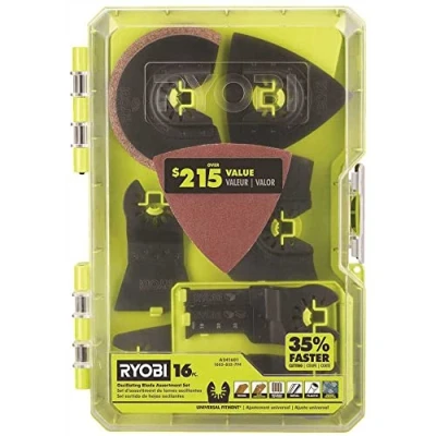 Image of 16 PC. OSCILLATING MULTI TOOL BLADE ACCESSORY SET