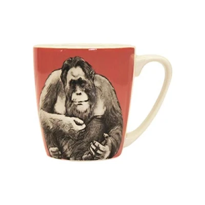 Image of Churchill The Kingdom Animal Mug Modern Printed Coloured Tea Coffee Cups 300ml Orangutan