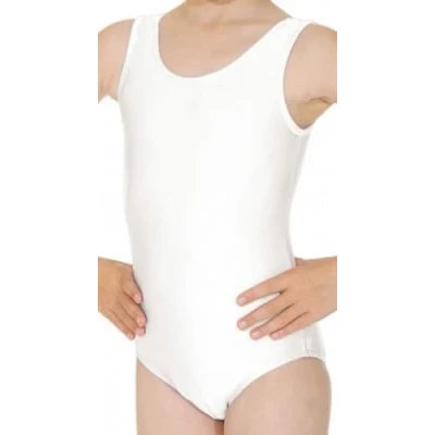 Image of Roch Valley &#039;Joanne&#039; Nylon/Lycra* Leotard White Age 5 6 110 116cm (1)