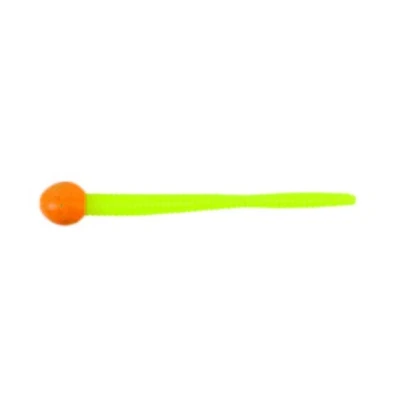 Image of Berkley PowerBait Floating Mice Tails Fishing Bait, Orange Silver/Chartreuse, 3in 8cm, Irresistible Scent &amp; Flavor, Lifelike Presentation, Ideal for Trout, Bluegill, Crappie, Perch and More