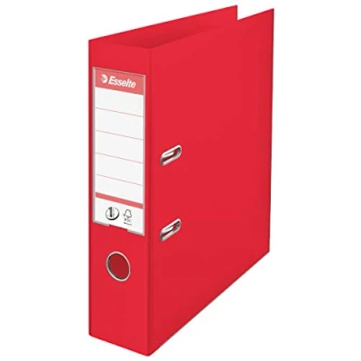 Image of Esselte vivida A4 7.50MM Spine Plastic Lever Arch File Red Outer Carton of 1
