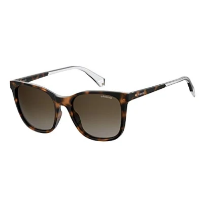 Image of Sunglasses Polaroid Pld 4059/s col. 086/la Woman Square Havana