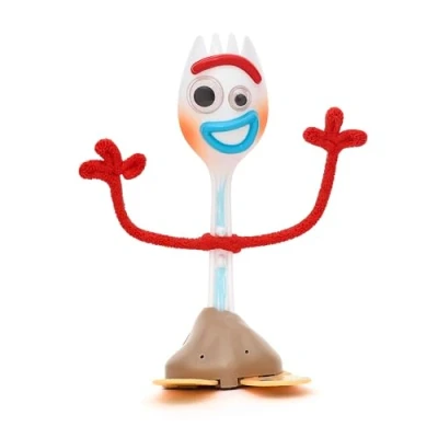 Image of Disney Store Official Forky Interactive Talking Action Figure, Pixar&#039;s Toy Story, 18cm/7, Spork Featuring 15+ English Phrases, Interacts with Other Characters, Ages 3+