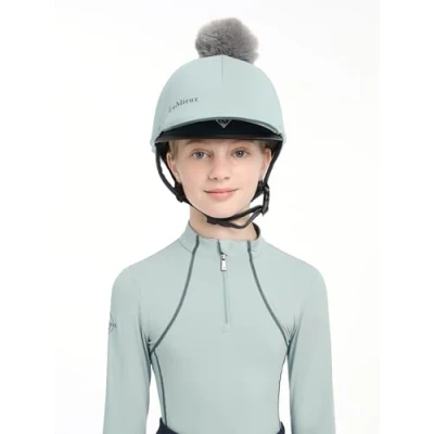 Image of LeMieux Pippa Hat Silk Glacier, One Size