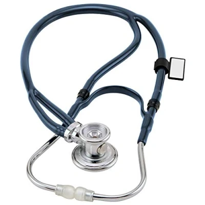 Image of MDF Sprague X Redesigned Rappaport Stethoscope with Adult, Pediatric, and Infant convertible chestpiece, Navy Blue Tube, MDF767X 04