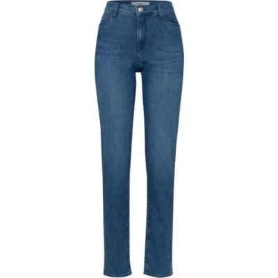 Image of BRAX Women&#039;s Style Mary Planet Be Nature Jeans, Used Regular Blue, 27W / 30L