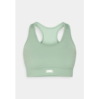 Image of Björn Borg Studio LOW Seamless BRA Light support sports bra, Women&#039;s, Size: XS/S, Black beauty