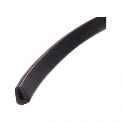 Image of HellermannTyton Edge Protection, PVC Beading, Black, 5.0 x 6.3mm