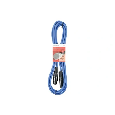 Image of Premium XLR Male Female Cable Microphone Blue 3.0M