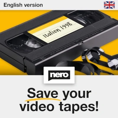 Image of NERO Video cassette rescue very easy without previous knowledge S VHS Hi8 Super 8 DVD to PC 1 editing software Windows 11 / 10 7