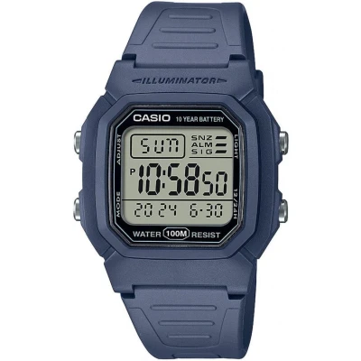 Image of Casio Unisex Digital watch, Size: One Size, Blue
