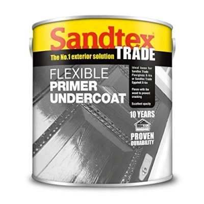 Image of Sandtex Trade Flexible Primer Undercoat 1 litre Charcoal Grey