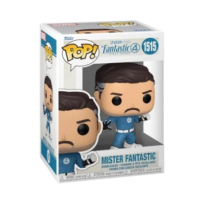 Image of Funko Pop! Marvel: Fantastic Four (2025) Mr.Fantastic Collectable Vinyl Figure Gift Idea Official Merchandise Toys for Kids &amp; Adults Movies Fans