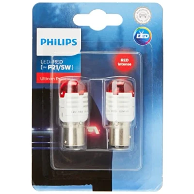 Image of Philips Ultinon Pro3000 LED car signaling bulb (P21/5W red)