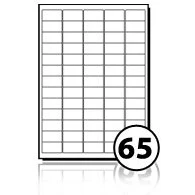 Image of 50 Sheets OFA Quality Matt White Mini Address labels 38.1 x 21.2 mm, 65 per A4 sheet 3250 (L7651 Avery TM Compatible)
